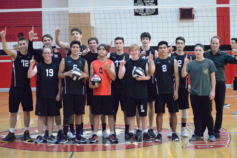 Lions volleyballers beat Redwood; capture league title