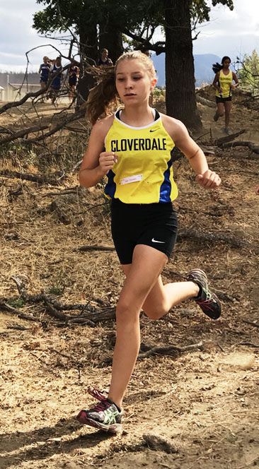 Running Eagles out fast on league cross country trails