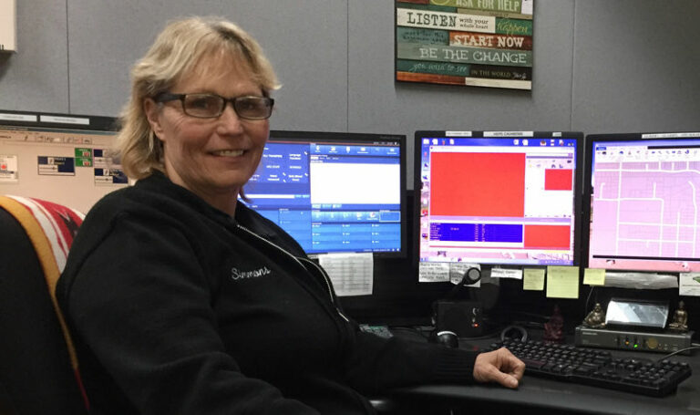 Veteran police dispatcher is a voice of calm in troubled times