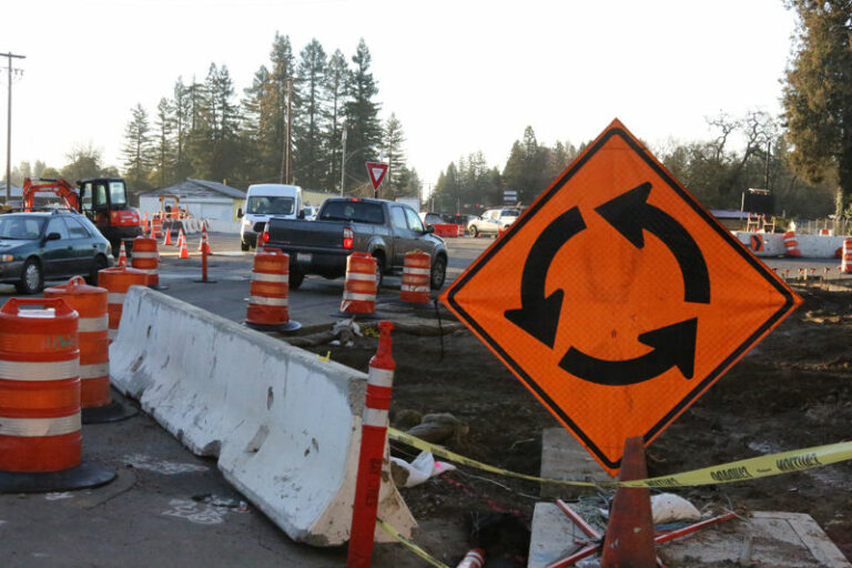 Roundabout project continues to vex merchants, motorists