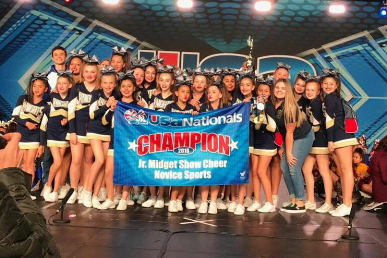 Junior Midget cheer squad first in Nationals