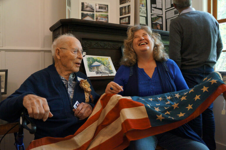 Homecoming for 103-year-old schoolboy