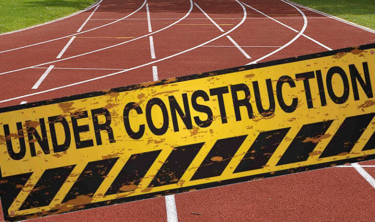 HHS track closing for construction