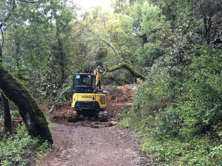 Fitch Mountain Park repairs underway