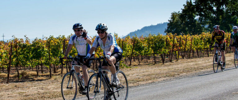 Asti Tour de Vine routes through Geyserville, Healdsburg