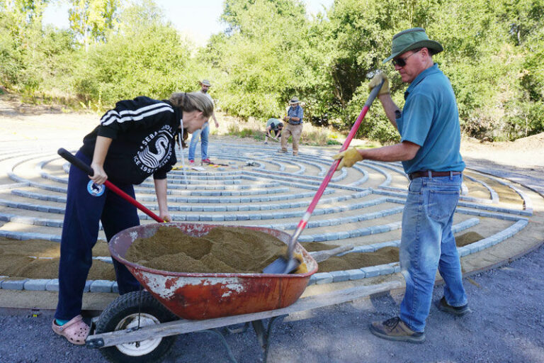 SLIDESHOW: Episcopal church builds large labyrinth