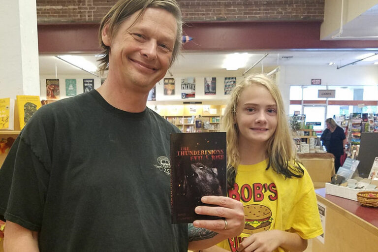 Young local writer completes adventure novel