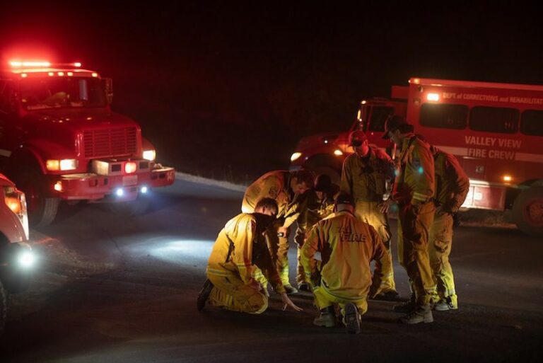 Photographer captures firefighters at work