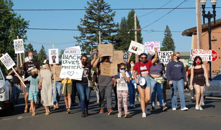 Gallery: Student-led protest calls for justice and equality