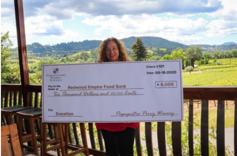 Local winery raises funds for Redwood Empire Food Bank