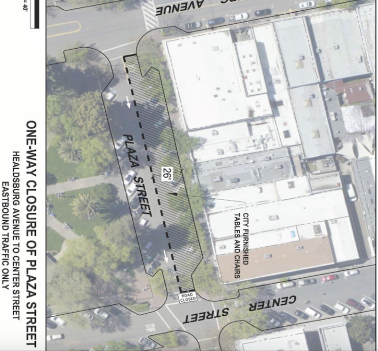 Healdsburg City Council to consider Plaza Street closure