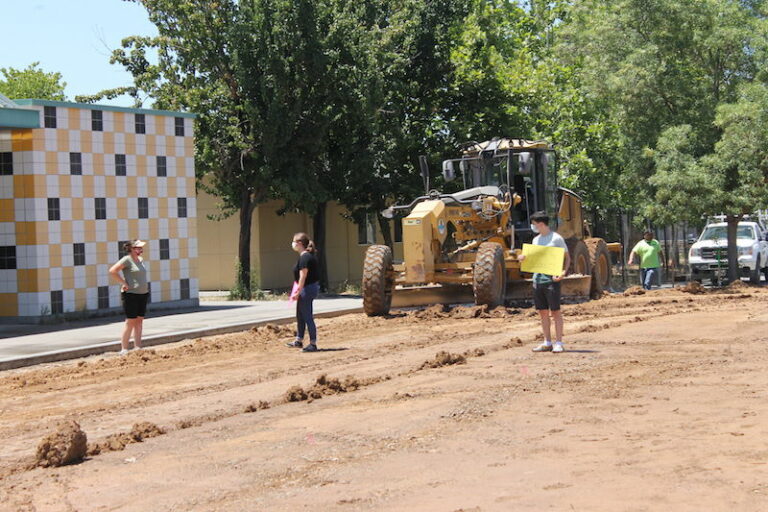 Student protesters stop construction on WHS project