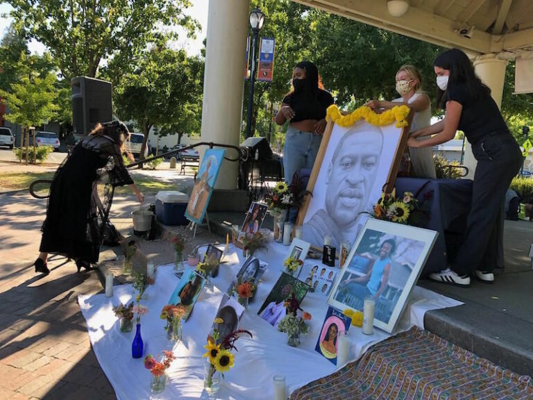 Gallery: Art project, vigil held in Plaza