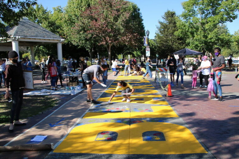 Making a mural