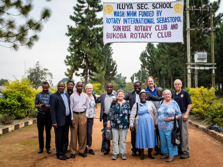 Rotary project helps get water to Tanzanian school