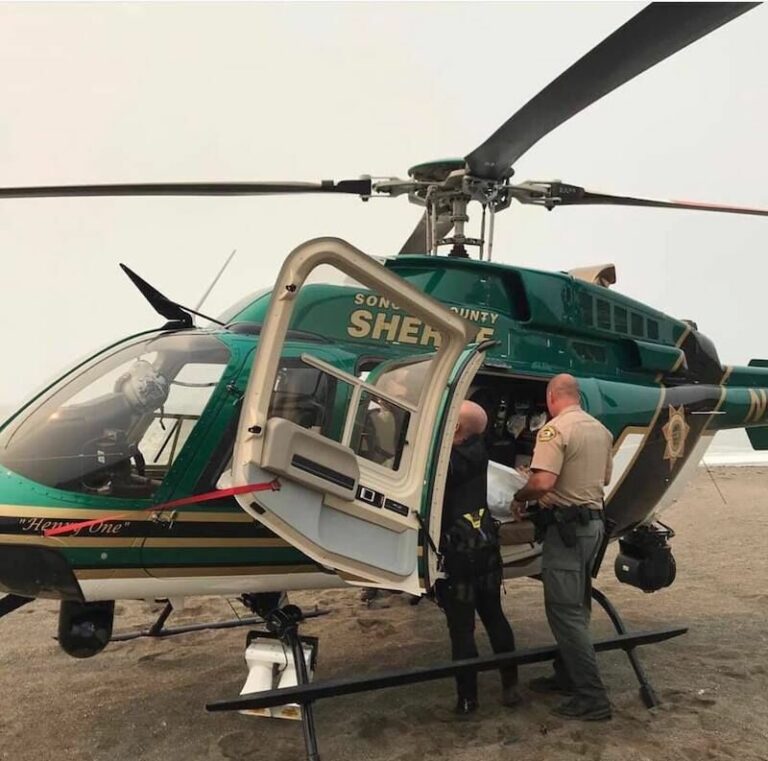 Henry-1 assists with Goat Rock rescue