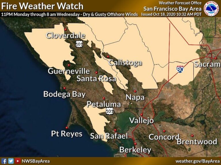 Fire Weather Watch issued for first half of week