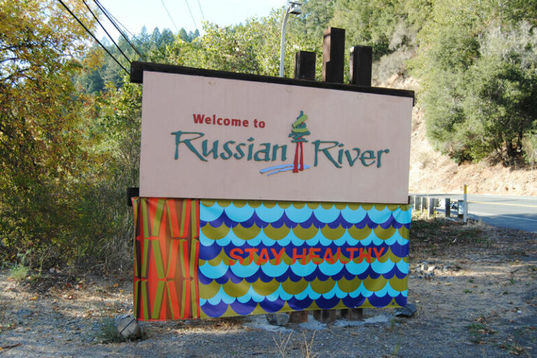 World-renowned artist designs Russian River Creative Reopening installations