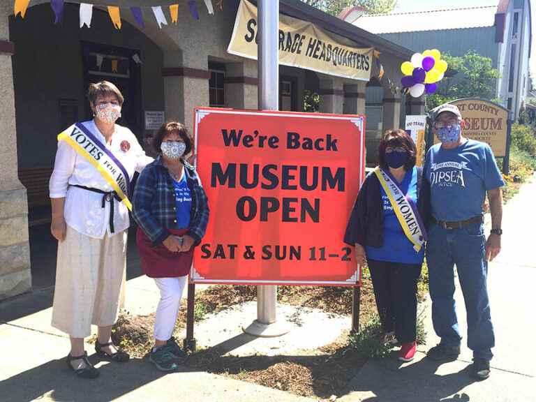 Long-awaited Suffragist Exhibit opens to the public at the West County Museum