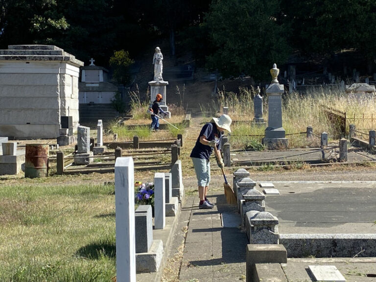 Beautifying Oakmound Cemetery