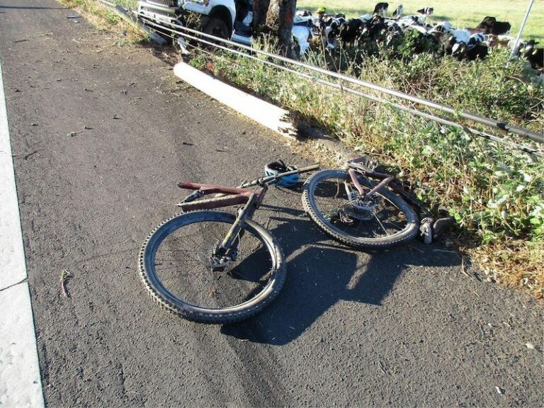 Two bicyclists struck on High School Road