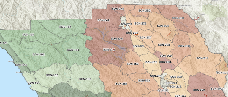 County releases evacuation zone maps for unincorporated areas