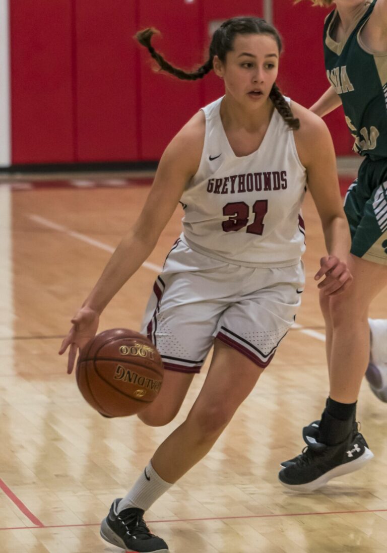 Lady Hounds rout Lobos, Mustangs for first season wins