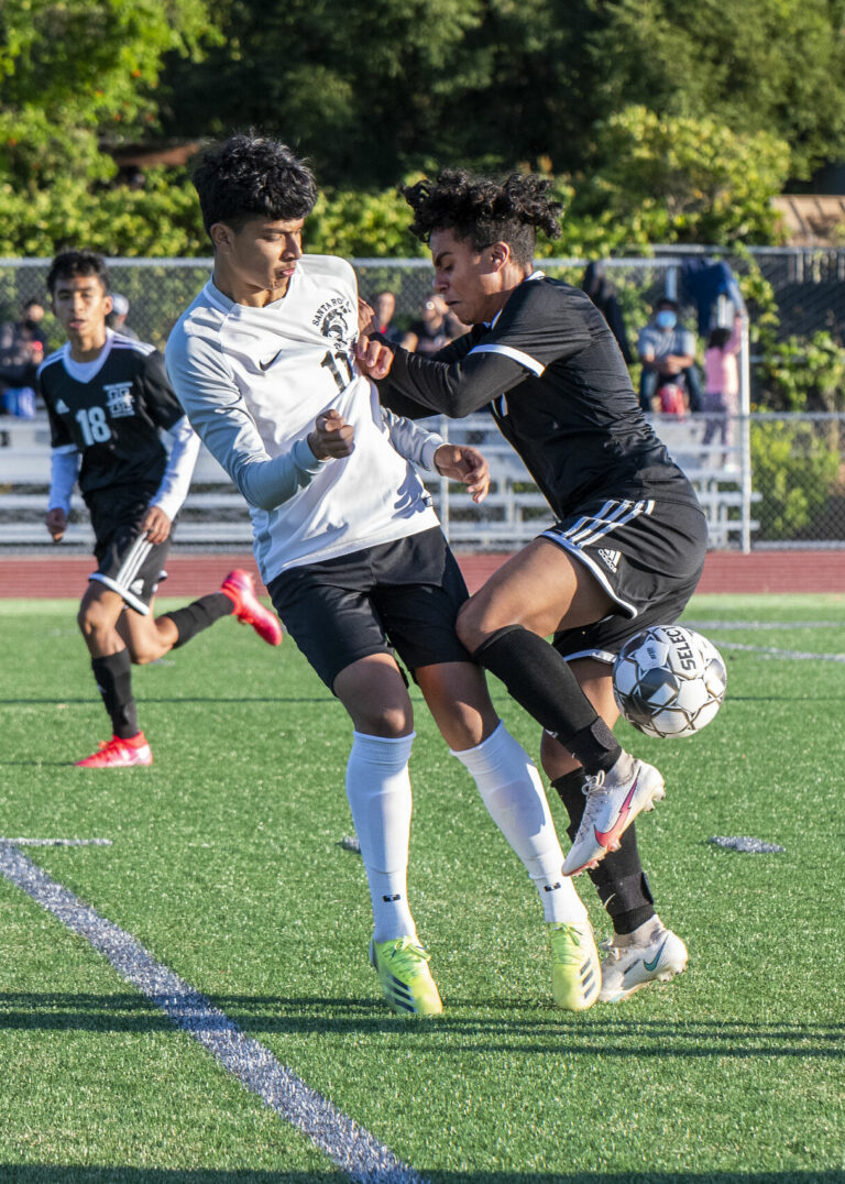 Greyhounds battle Santa Rosa on NBL soccer pitch