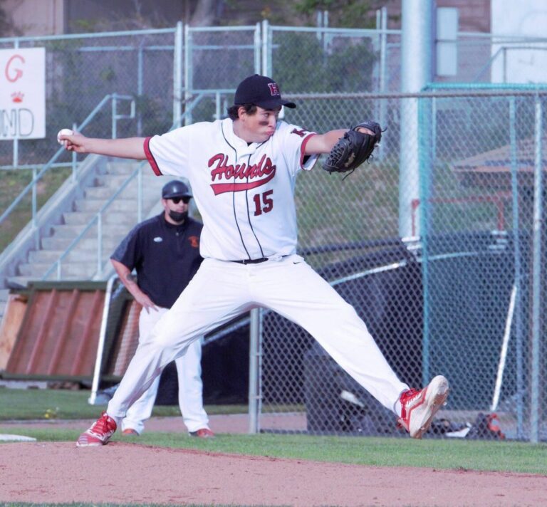 Hounds’ baseballers edge Piner in home finale, 6-4