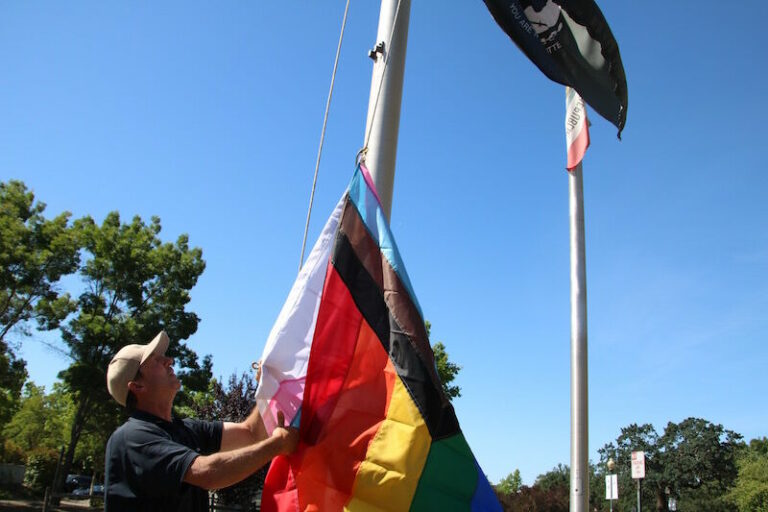 Pride kicks off with a flag raising