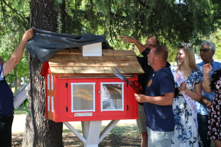 Cloverdale welcomes its smallest schoolhouse library