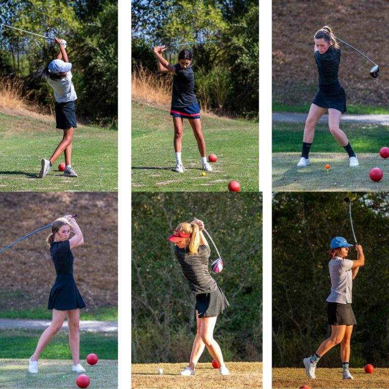 HHS girls golf team turns back West County on NBL links