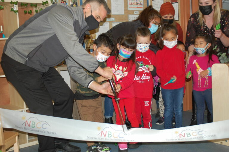 Fitch Mountain Preschool unveils new outdoor classroom, play space