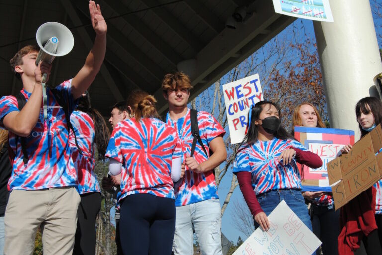 West County students walk out against vote to reinstate Analy name