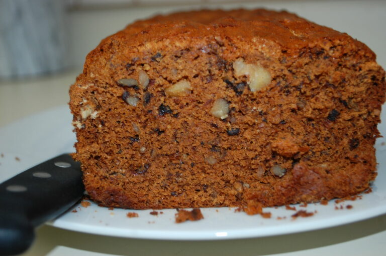 I tried making prune honey bread from an old recipe. The results were interesting.