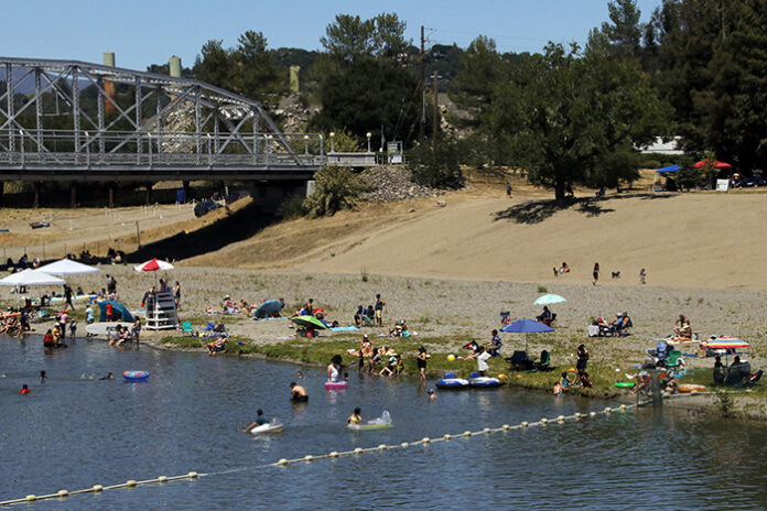 Healdsburg Veterans Memorial Beach will be accessible during daylight hours.