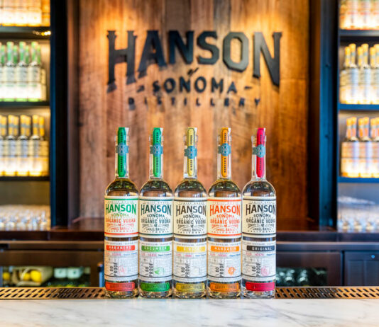 hanson of sonoma distillery, tasting gallery, vodka whiskey art