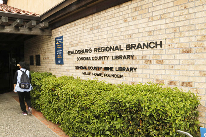 Library entrance