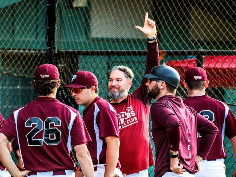 Coach Joey Gomes and the Prune Packers