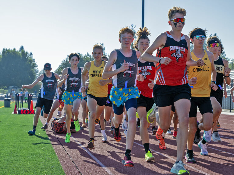 Cross Country Runners at Spring Lake