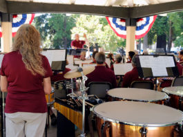 Community Band on stage