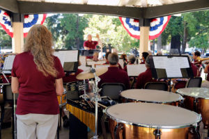 Community Band on stage