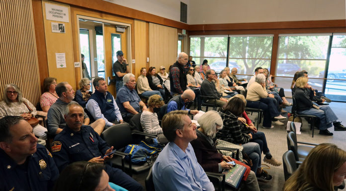 Public at Healdsburg City Council meeting