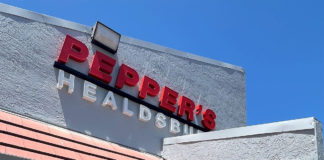 New Pepper's sign