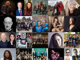 Collage of Mendocino Music Festival performers