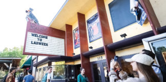 Theater marquee