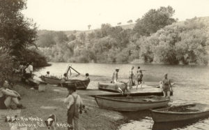 Historic river beach