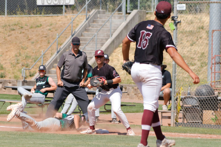 Baseball action