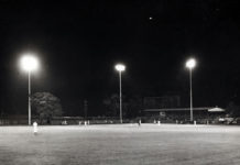 Night baseball