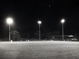 Night baseball